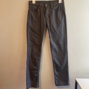Levi's 511 Slim Fit Gray Jeans